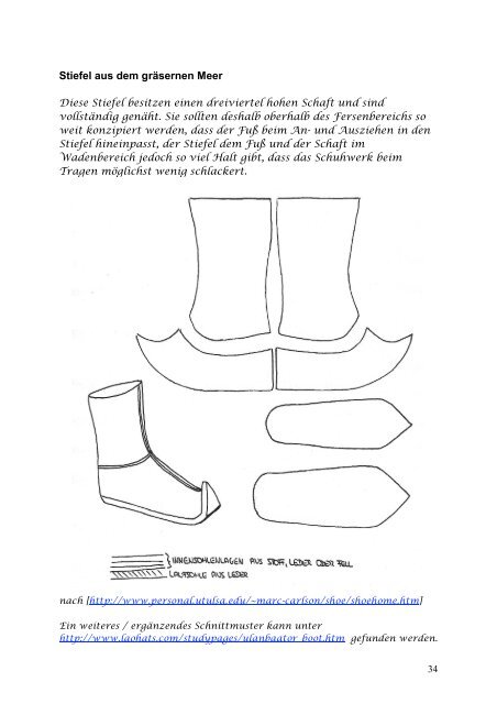 Schuhwerk und Stiefel selber machen - in Esbornia