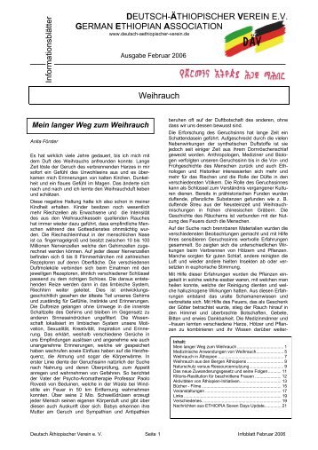 02/06 Weihrauch - Deutsch-Aethiopischer-Verein