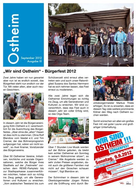 Ausgabe III - Infoportal Köln Ostheim + Neubrück