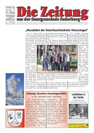 „Nizzafahrt der Osterfeuerholzholer Hösseringen“ - Suderburg - Online
