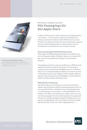 PDF, 360 KB -  KMS Kafitz Medienservice GmbH