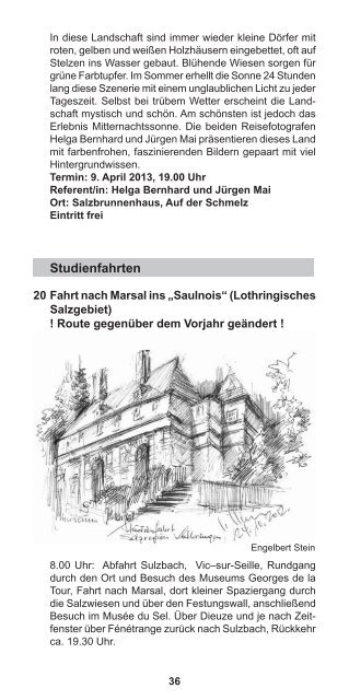 das neue Programmheft zum Download - Stadt Sulzbach/Saar