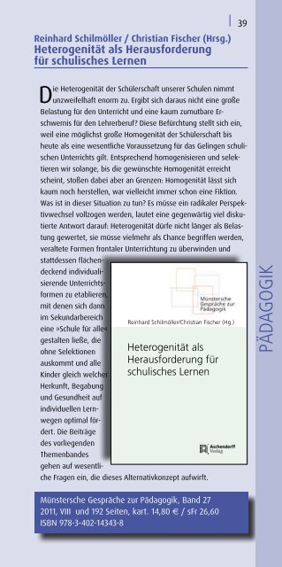 Aschendorff Verlag Novitäten