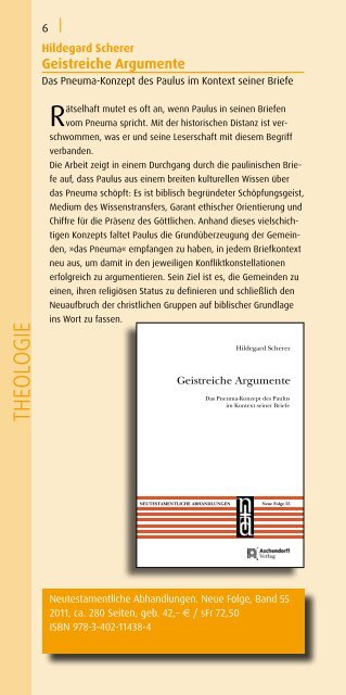 Aschendorff Verlag Novitäten