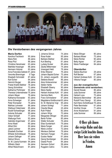 Kirchenanzeiger 24. November - Pfarrverband Dorfen