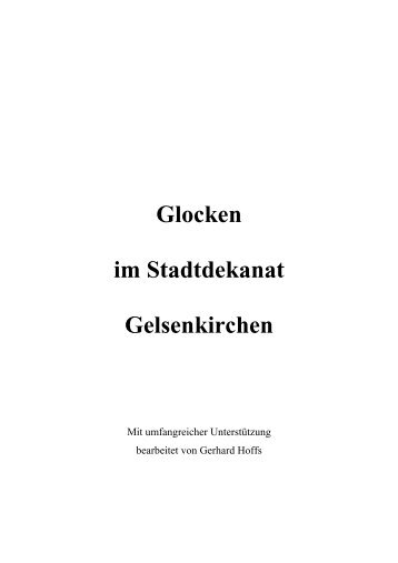 Glockenbuch Stadtdekanat Gelsenkirchen - Glockenbücher des ...