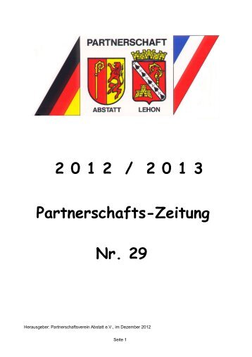 PV-Zeitung (PDF,9.7mb) - Partnerschaftsverein Abstatt