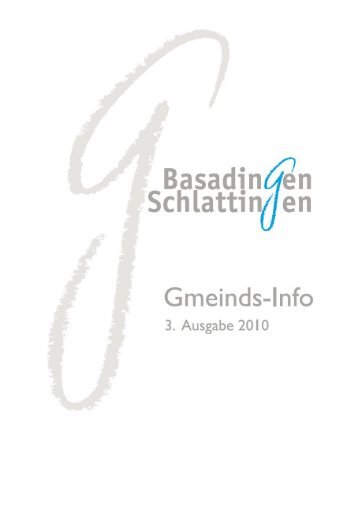 3.2010 Gmeindsinfo [PDF] - Gemeinde Basadingen-Schlattingen
