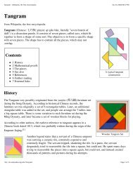 Tangram - Wikipedia, the free encyclopedia - Computer Science ...