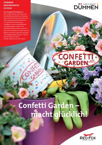 Confetti Garden – macht glücklich! - Gärtnerei Etterlin