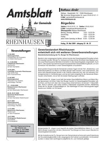 Nr. 22 - Gemeinde Rheinhausen