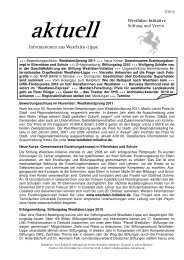 Stiftung und Verein - Westfalen Initiative