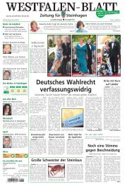 Steinhagen - Westfalen-Blatt : eZeitung - Ihre Lokalausgaben im ...
