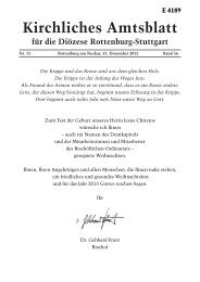 Kirchliches Amtsblatt Nr. 15 2012 - Diözese Rottenburg-Stuttgart