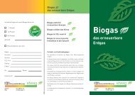 Biogas-Flyer - erdgas toggenburg werdenberg ag