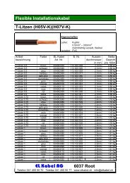 EL Kabel AG 6037 Root Flexible Installationskabel T-Litzen (H05V-K ...