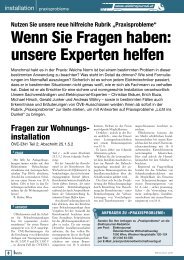 PRAXISPROBLEME (PDF, 200kB) - Elektrojournal.at