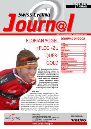 Swiss Cycling Journal 01/2005