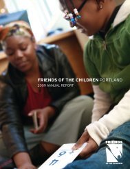 2009 Annual Report - Friends of the Children
