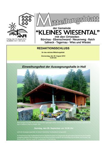 Mitteilungsblatt Nr. 16,17-2012.pdf - Kleines Wiesental