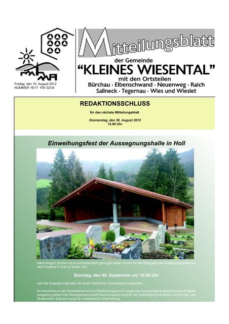 Mitteilungsblatt Nr. 16,17-2012.pdf - Kleines Wiesental