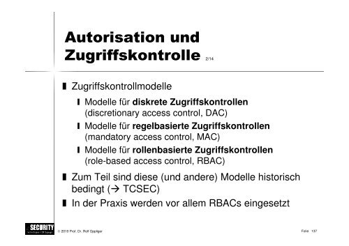 Schwarz/weiss - esecurity Technologies Rolf Oppliger