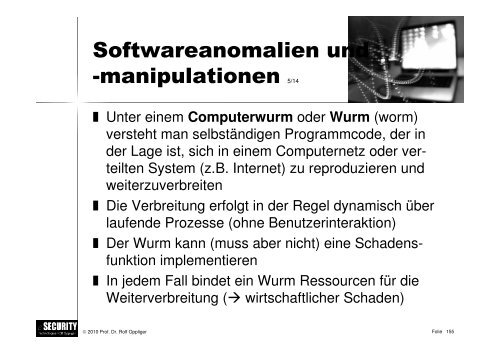 Schwarz/weiss - esecurity Technologies Rolf Oppliger