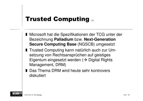 Schwarz/weiss - esecurity Technologies Rolf Oppliger