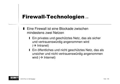 Schwarz/weiss - esecurity Technologies Rolf Oppliger