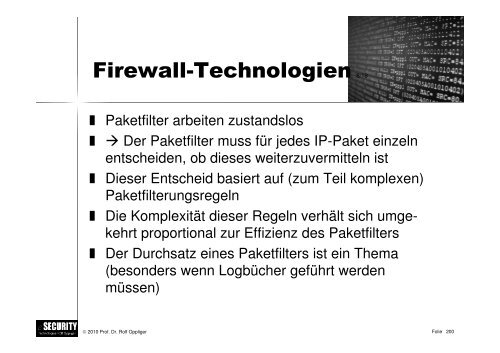 Schwarz/weiss - esecurity Technologies Rolf Oppliger