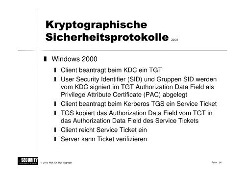 Schwarz/weiss - esecurity Technologies Rolf Oppliger