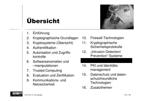 Schwarz/weiss - esecurity Technologies Rolf Oppliger