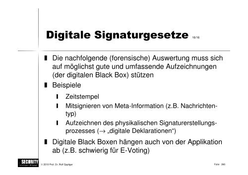 Schwarz/weiss - esecurity Technologies Rolf Oppliger