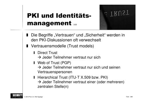 Schwarz/weiss - esecurity Technologies Rolf Oppliger