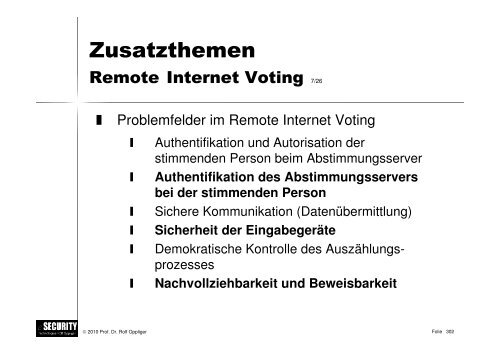 Schwarz/weiss - esecurity Technologies Rolf Oppliger