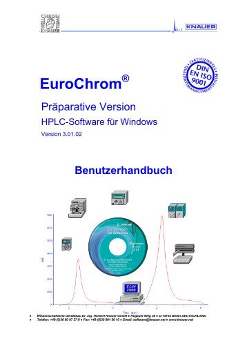 EuroChrom - KNAUER Advanced Scientific Instruments