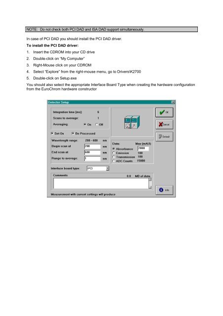 EuroChrom 2000 for Windows Basic Edition version 2.05