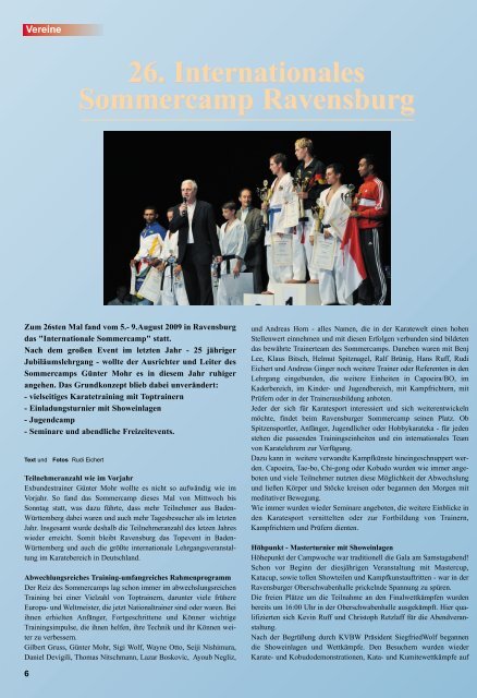 KVBW-Magazin 0904 - Bushido Oberkirch