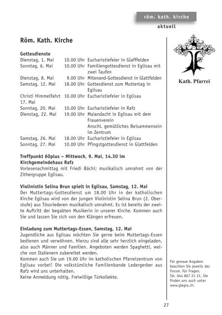 mitteilungen 5/12 - Gemeinde Eglisau