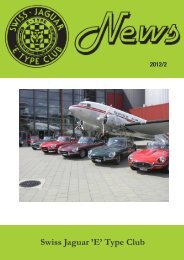 Jahresprogramm 2012 - Swiss Jaguar E-Type Club