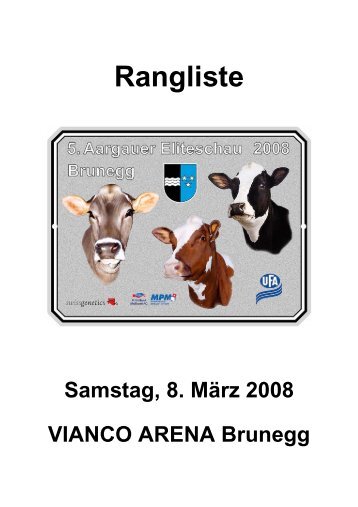 Rangliste - Schweizer Bauer