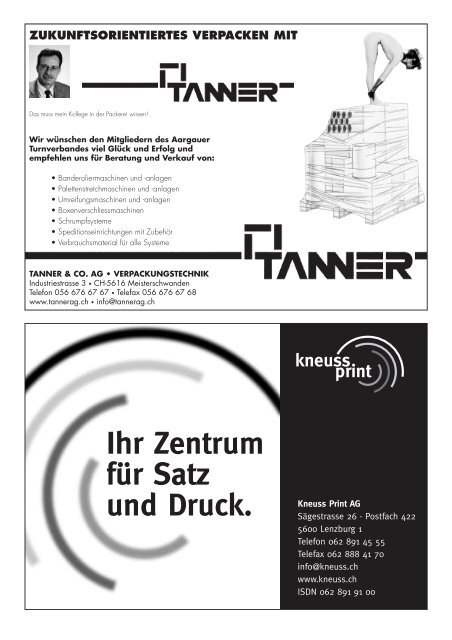 Ausgabe 01_2005 - Aargauer Turnverband