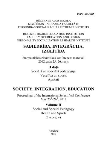 sabiedrība, integrācija, izglītība society, integration, education