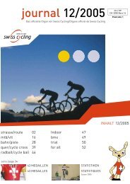 Swiss Cycling | Journal 12/2005
