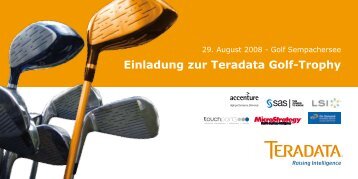 Einladung zur Teradata Golf-Trophy - db golf.de