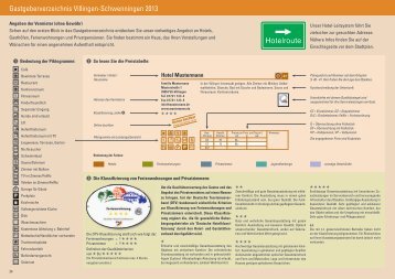 Download Gastgeberverzeichnis 2013 - Villingen-Schwenningen