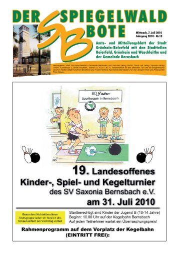 Spiegelwaldbote - KabelJournal GmbH