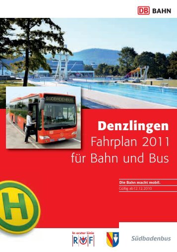 Fahrplan 2011 Denzlingen für Bahn und Bus