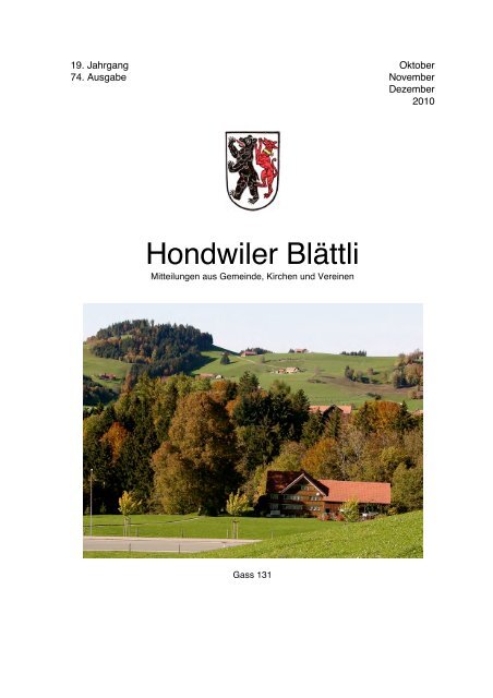 Hondwiler Blättli - Hundwil