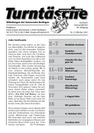 3.Ausgabe Turntäsche - Turnverein Berlingen